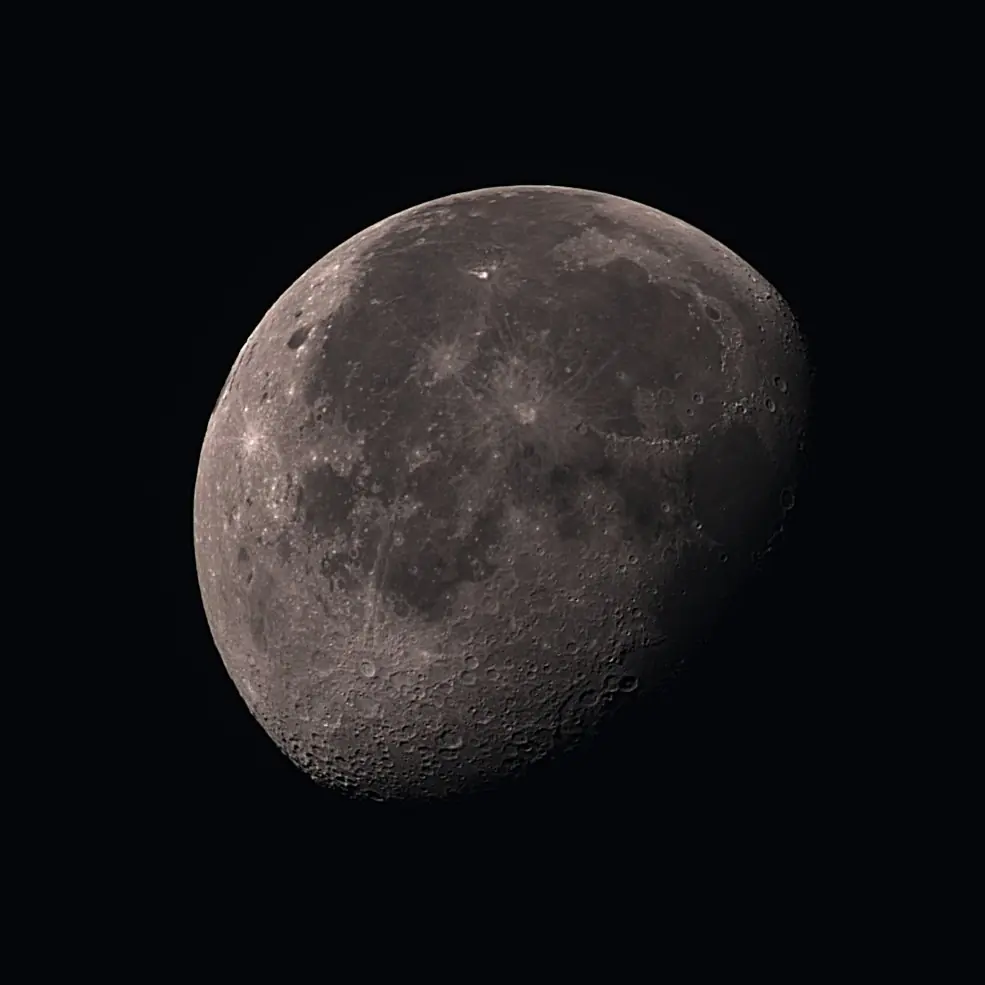 The waning gibbous Moon